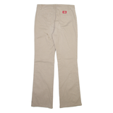 DICKIES Womens Trousers Beige Regular Bootcut W30 L31
