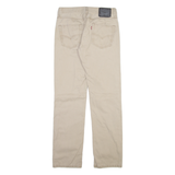 LEVI'S 514 Mens Trousers Beige Slim Straight W28 L32