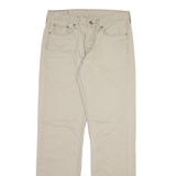 LEVI'S 514 Mens Trousers Beige Slim Straight W30 L32