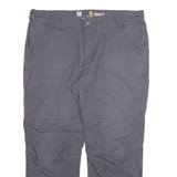 CARHARTT Mens Trousers Grey Relaxed Straight W42 L29