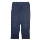 DICKIES Mens Trousers Blue Regular Straight W36 L30