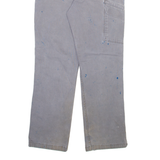 CARHARTT Mens Trousers Grey Relaxed Straight W32 L32