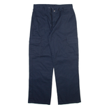 DICKIES Cargo Mens Trousers Blue Regular Straight W32 L30