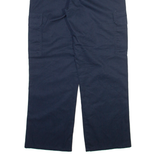DICKIES Cargo Mens Trousers Blue Regular Straight W32 L30