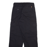 DICKIES Cargo Mens Trousers Black Regular Straight W30 L32