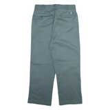 DICKIES Mens Trousers Blue Regular Straight W32 L28