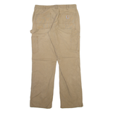 CARHARTT Carpenter Womens Trousers Beige Regular Straight W31 L31