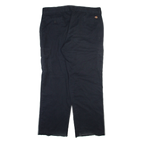 DICKIES Cargo Mens Trousers Black Regular Straight W40 L31