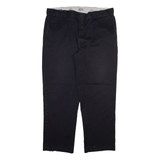 DICKIES 874 Workwear Mens Trousers Black Regular Straight W38 L28