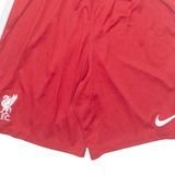 NIKE Liverpool Mens Sports Shorts Red L W26
