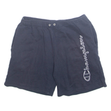 CHAMPION Mens Casual Shorts Blue L W30