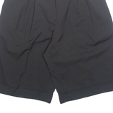 THE LEGEND Mens Chino Shorts Black L W26