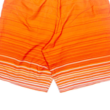 NIKE Knvb Mens Sports Shorts Orange Striped S W28