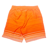 NIKE Knvb Mens Sports Shorts Orange Striped S W28