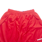 UMBRO Mens Sports Shorts Red XXS W24