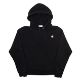 CHAMPION Mens Black Hoodie S
