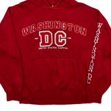 N&T Washington Dc Mens Red Hoodie USA M