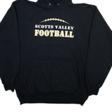 PORT Scotts VAlley Football Mens Black Hoodie L
