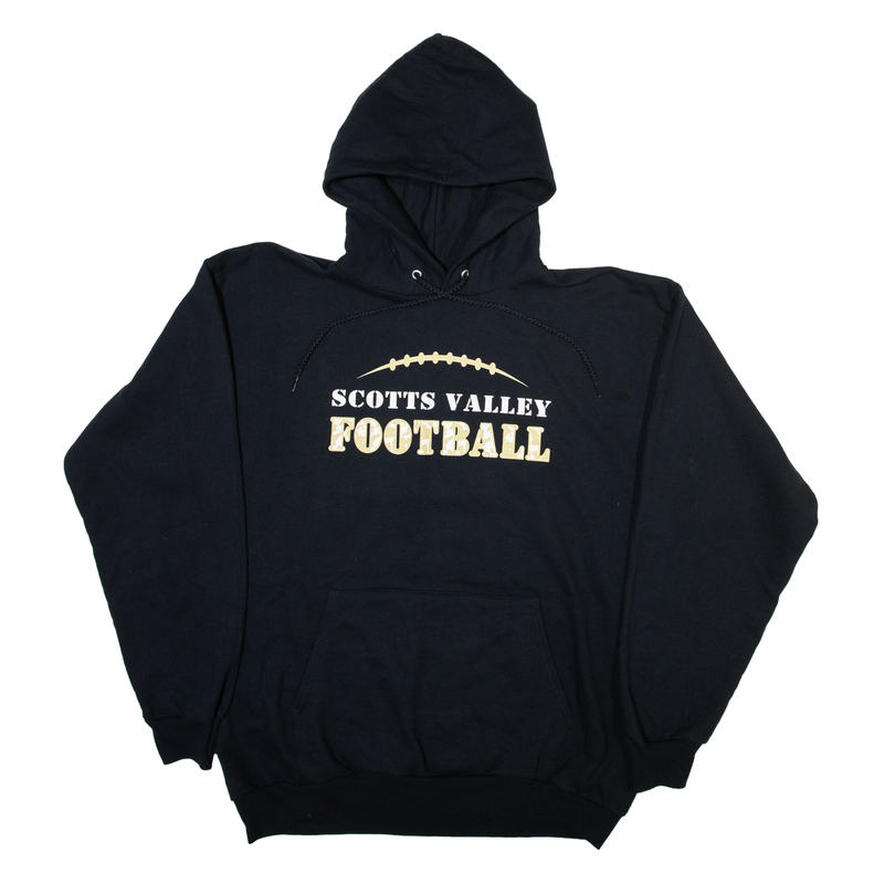 PORT Scotts VAlley Football Mens Black Hoodie L