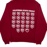 RUSSELL ATHLETIC Sac City Softball Mens Red Hoodie USA S