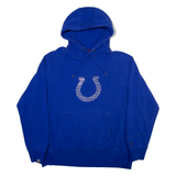 RUSSELL ATHLETIC Womens Blue Hoodie USA XL