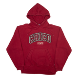 RUSSELL ATHLETIC Chicago State Mens Red Hoodie USA M