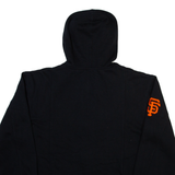 STITCHES Giants Mens Black Hoodie Full Zip USA L