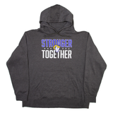 FANATICS Stronger Together Mens Grey Hoodie USA 2XL