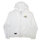 DISNEY Mens White Hoodie Full Zip XL