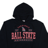 GILDAN Cardinals Ball State Mens Black Hoodie USA M