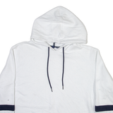 NAUTICA Crop Womens White Hoodie XL