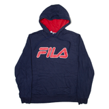 FILA Mens Blue Hoodie M