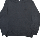 ADIDAS Mens Grey Hoodie L
