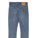 LEVI'S 512 Jeans Distressed Mens Blue Slim Tapered Stonewash W30 L32