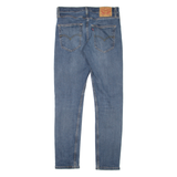 LEVI'S 512 Jeans Distressed Mens Blue Slim Tapered Stonewash W30 L32