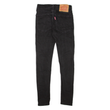 LEVI'S 519 Jeans Hi-Ball Mens Black Slim Skinny W27 L30