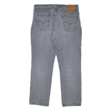 LEVI'S 511 BIG E Jeans Mens Grey Slim Straight Stonewash W36 L30