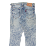 LEVI'S 510 Jeans Mens Blue Slim Skinny Acid Wash W30 L26