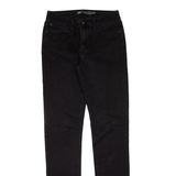 LEVI'S Mid Rise Womens Jeans Black Slim Straight W27 L34