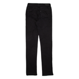 LEVI'S Mid Rise Womens Jeans Black Slim Straight W27 L34