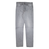 LEVI'S 522 Mens Jeans Grey Slim Tapered W30 L31