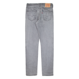 LEVI'S 522 Mens Jeans Grey Slim Tapered W30 L31