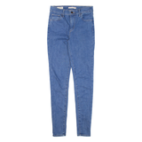 LEVI'S 720 High Rise Womens Jeans Blue Slim Skinny W26 L30