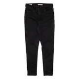 LEVI'S 720 BIG E High Rise Womens Jeans Black Slim Skinny W29 L25