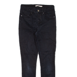 LEVI'S 721 High Rise Womens Jeans Black Slim Skinny W25 L28