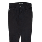 LEVI'S 711 Womens Jeans Black Slim Skinny W31 L26