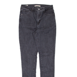 LEVI'S 721 BIG E High Rise Womens Jeans Grey Slim Skinny W29 L32