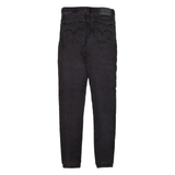 LEVI'S 710 Womens Jeans Black Slim Skinny W26 L30