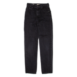 LEVI'S BIG E 70's High Womens Jeans Black Slim Straight W23 L29