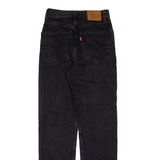 LEVI'S BIG E 70's High Womens Jeans Black Slim Straight W23 L29
